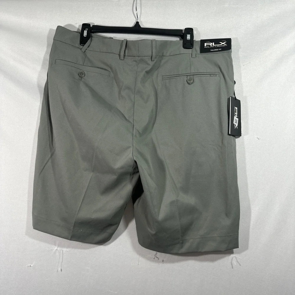 NWT $115 Rlx Ralph Lauren [ 38 ] Golf Tailored Fit Performance Shorts Grey U1663
